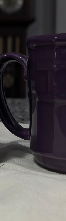 Longaberger Deep Purple Ceramic Mug - Picture 2 of 4